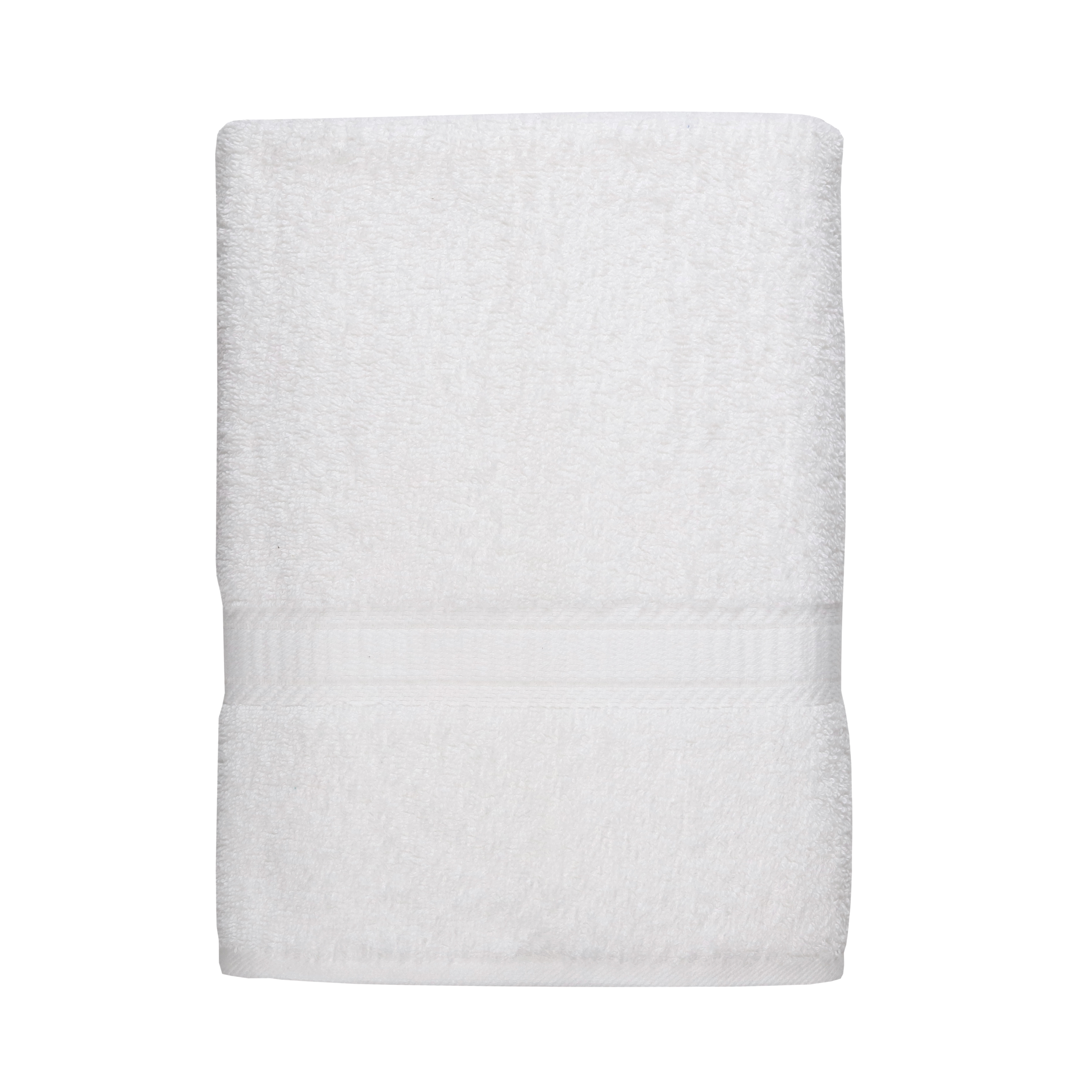 Mainstays Basic Solid Bath Towel, White - Walmart.com $1.75