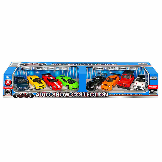 Costco - Auto Show Collection Die-cast Cars, 8-pack, Blue Assortment $9.97