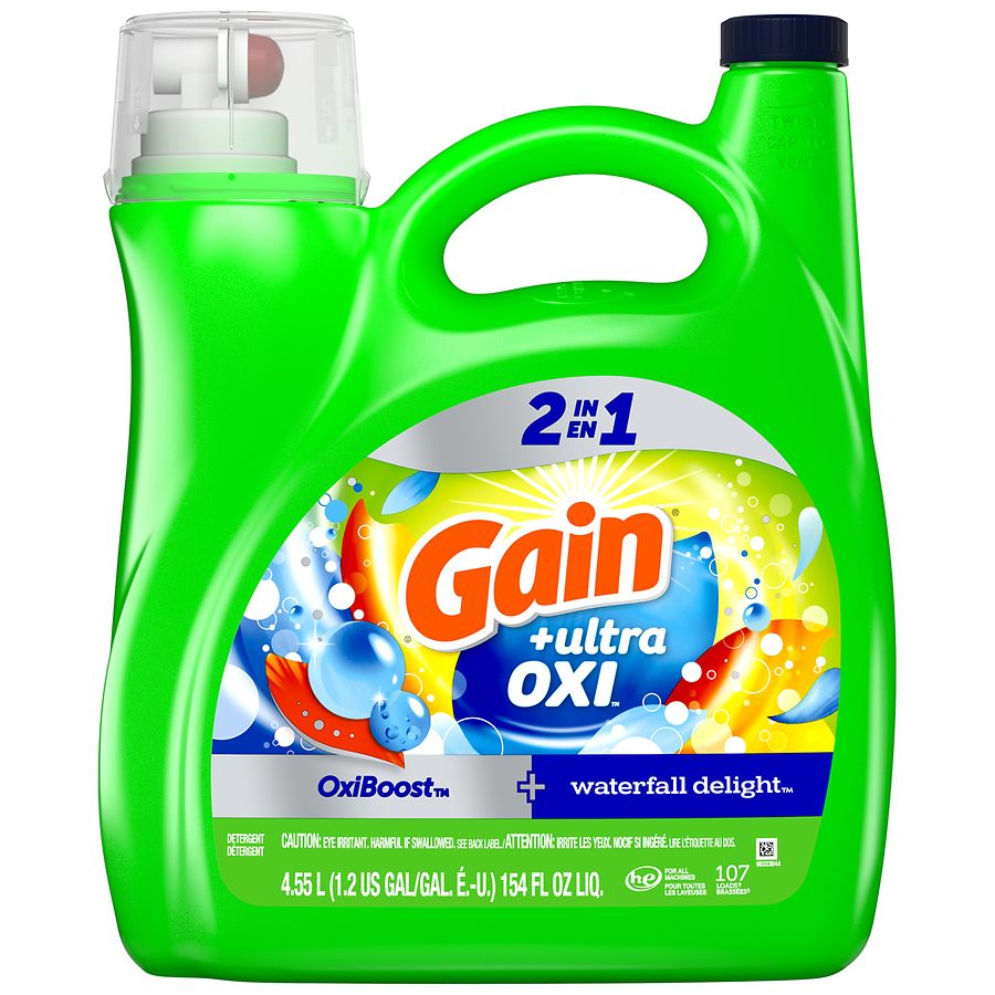 Gain Ultra Oxi Liquid Laundry Detergent Waterfall Delight 154.0fl oz $10.79