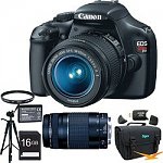Canon EOS Rebel T3 SLR Digital Camera w/ 18-55mm &amp; 75-300mm $499, FS, buydig.com