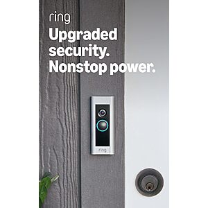 Like-New Ring Wired Doorbell Plus (Video Doorbell Pro) – Upgraded, with added security features and a sleek de