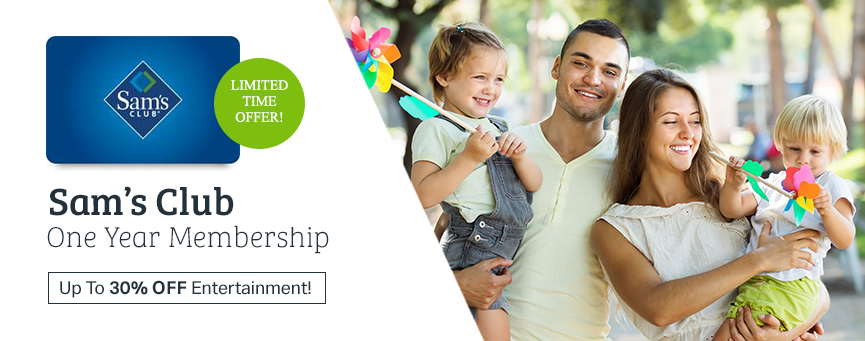 Sam's Club Membership Bundle via UPS MyChoice + $5 Sams Gift Card + 2nd Membership card $24.88