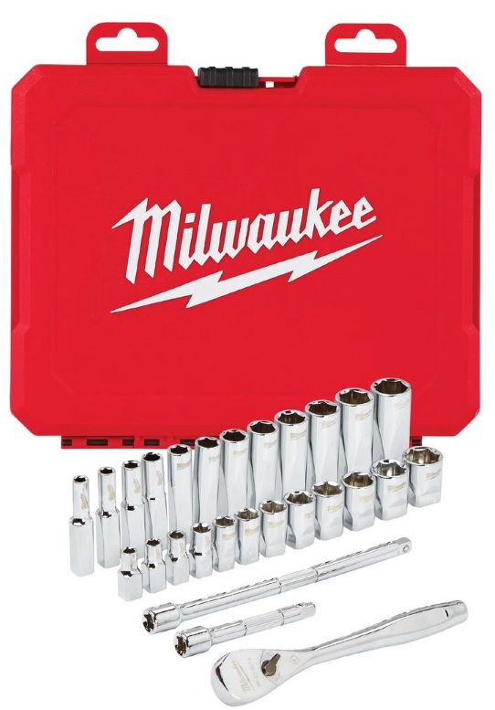 Milwaukee Socket Sets 40% Off at Home Depot: 3/8 Metric or SAE for $59 and 1/4 Metric or SAE for $39