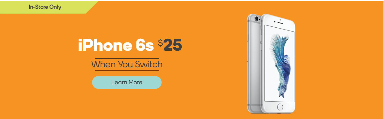 Boost Mobile Iphone 6s 32gb 25 In Store Only W Port In And