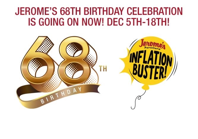Jerome’s Furniture and Mattress Stores 68th Anniv. Free Waterproof Bluetooth Speaker Charge 5 - $0