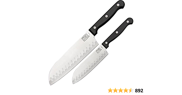 Chicago Cutlery Essentials 2-Piece Partoku Knife/Santoku Knife Set - $5.89