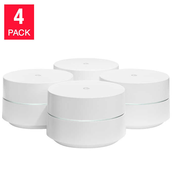 4 Pack Google Wifi Ac1200 Costco 299 99 Free Shipping