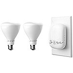 C by GE Voice Control Tintable White C-Life R30 Starter Kit  (2 C-Life Smart Indoor Floodlight Bulbs + C-Reach Smart Bridge) by GE Lighting, works with Amazon Alexa $59.99