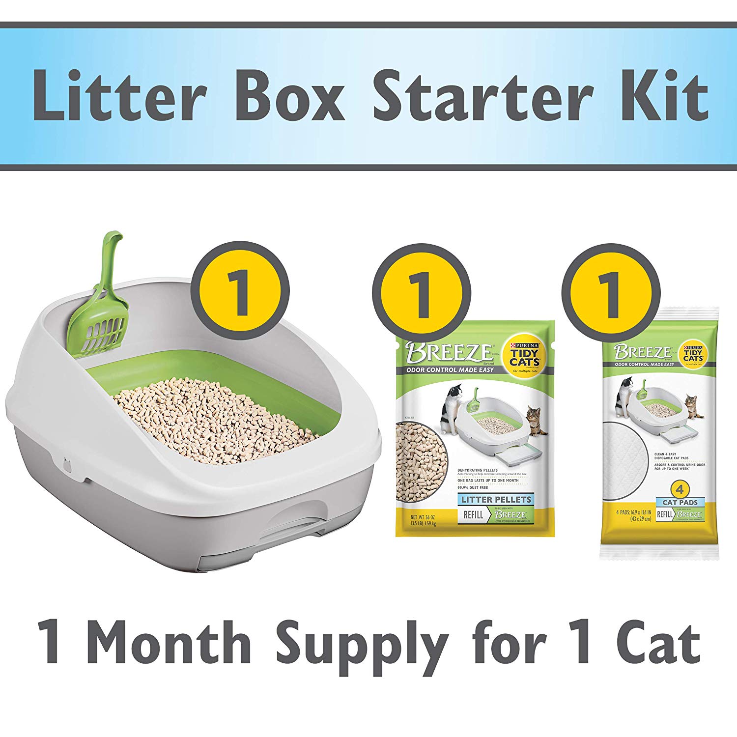 Pet Supplies Cat Supplies Purina Tidy Cats Breeze Cat Litter Box
