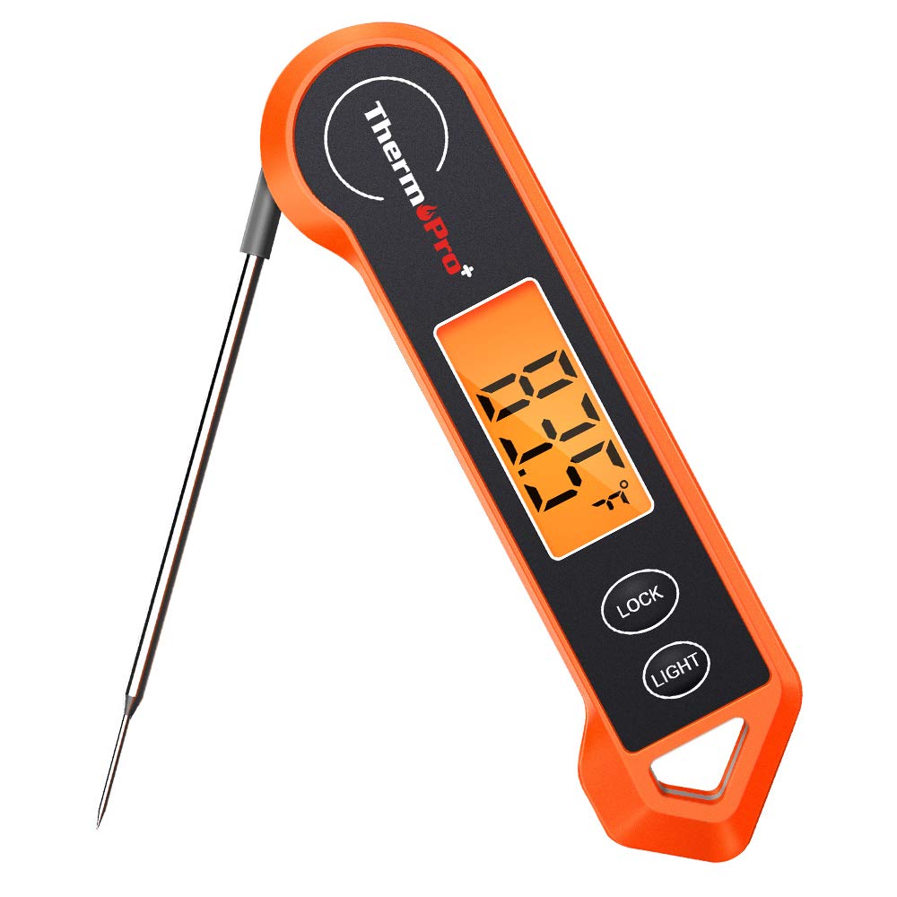 ThermoPro TP19H Digital Meat Thermometer, Large Screen, Backlit, Ambidextrous, Motion Sensing Activaton, Magnetic $13.99