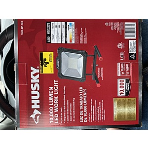 Husky 10000 lumen shop portable work light