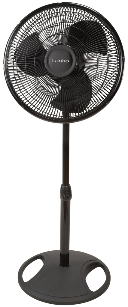Lasko 16" Oscillating Pedestal Stand 3-Speed Fan, S16500, Black - $19.44