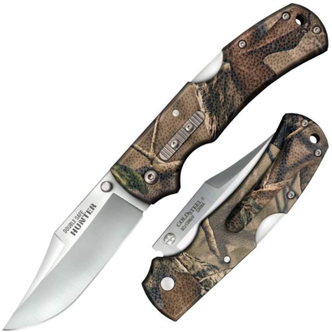 Cold Steel Double Safe Hunter Folding Knife (Camo) $18