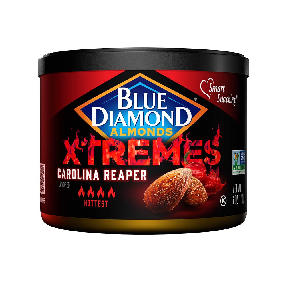 Blue Diamond Almonds XTREMES Carolina Reaper Flavored Snack Nuts, 6 Oz $3.33
