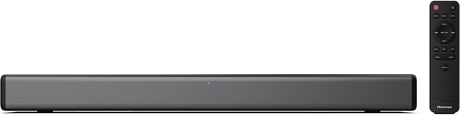 Hisense HS214 2.1ch Sound Bar with Built-in Subwoofer $79.99