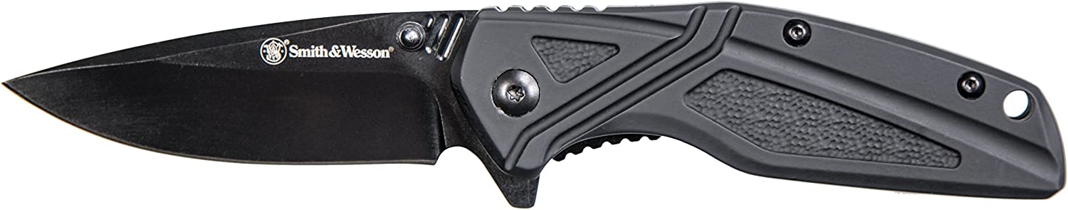 Smith & Wesson SW1101  Folding Knife w/Rubberized Handle $10.21