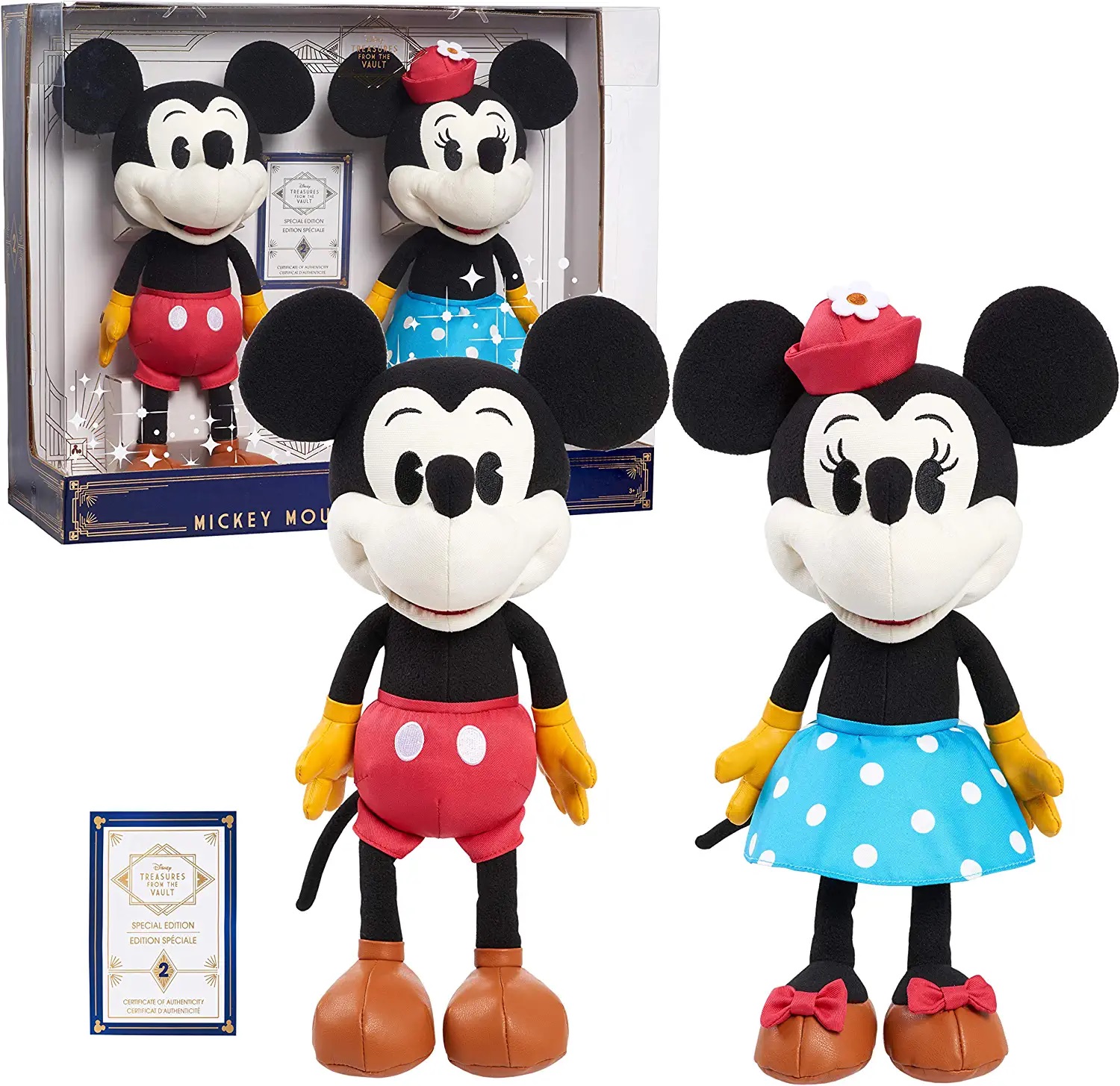 Disney Limited Edition Mickey + Minnie w/COA $22.49