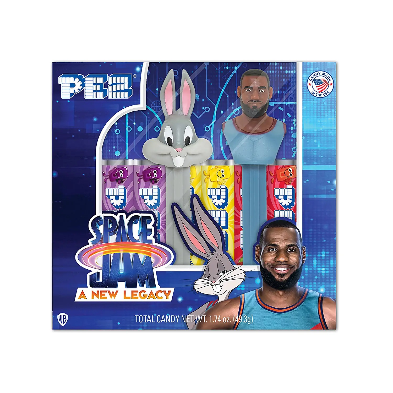 PEZ Candy Space Jam Gift Set, Bugs Bunny & Lebron James $4.4