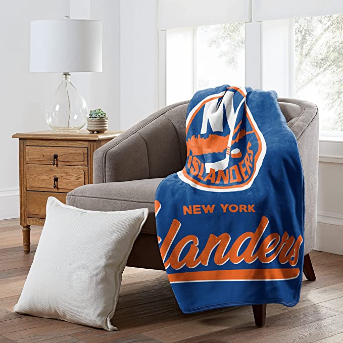 Northwest NHL Adult Raschel Throw Blanket 50x60 -  New York Islanders $11.67