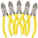 5-Pack Wire Flush/Side Cutters, CR-V Steel (Amazon Overstock) $9.99