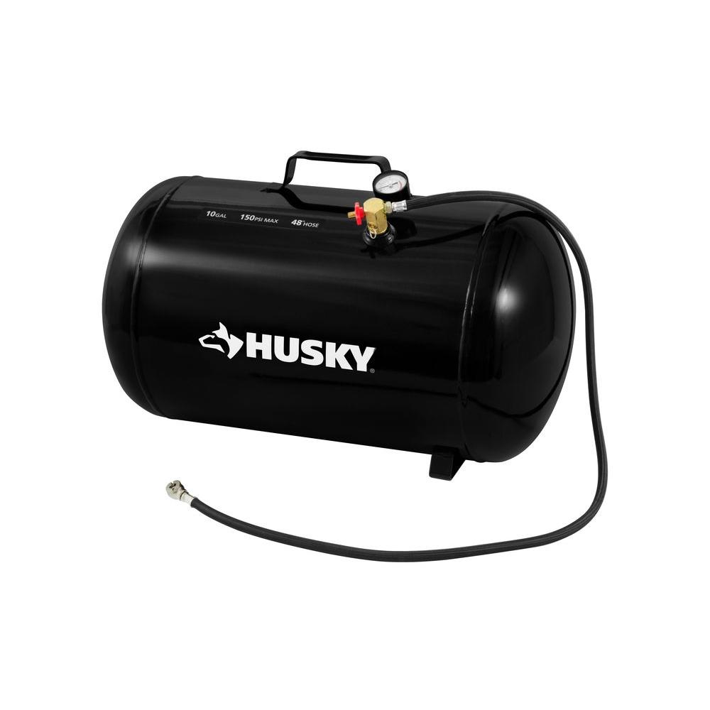 Husky 10 Gallon Portable Air Tank - $29.99