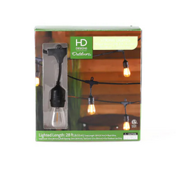 HD Designs Outdoor 28ft LED String Lights $15 Kroger B&M YMMV