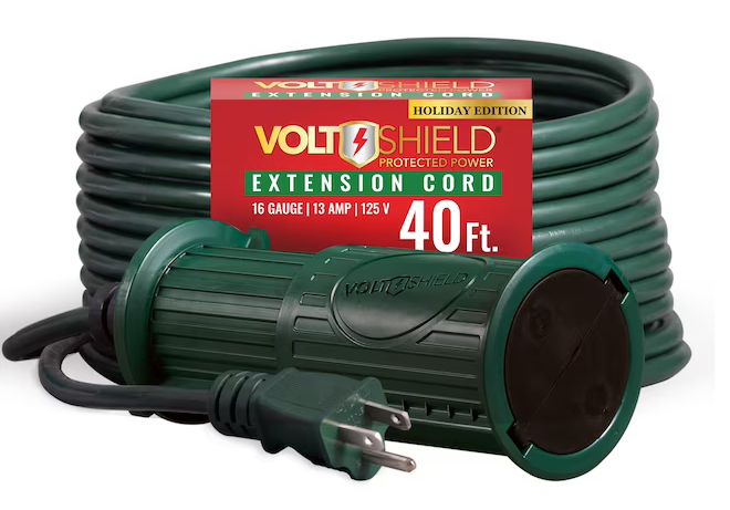 Voltshield SJTW Locking 40 ft 16ga Extension Cord $10 B&M YMMV