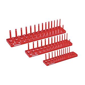 3-Piece SAE/Metric Peg Type Socket Organizer Trays, B&M $7