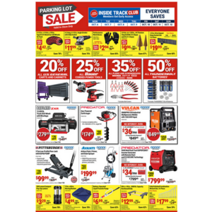 Harbor Freight October Parking Lot Sale Flyer $5