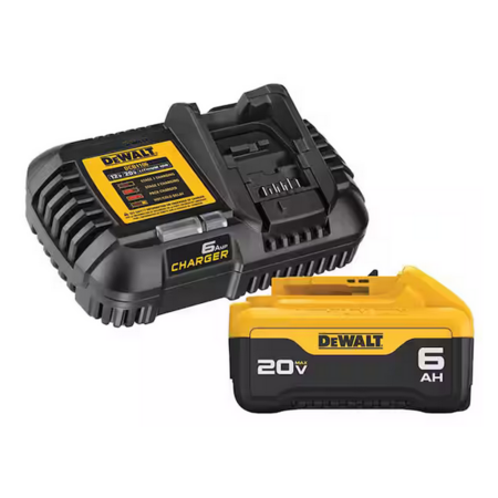 Dewalt 6ah Battery and 6amp Charger YMMV $65