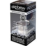 $14.99 Ekobrew Stainless Steel Refillable K Cup for Kuerig 2.0 and 1.0 Machines, get 300 paper filters free($13.99 value) shipped free at Amazon