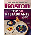Free 1-Year Subscription to Boston Magazine