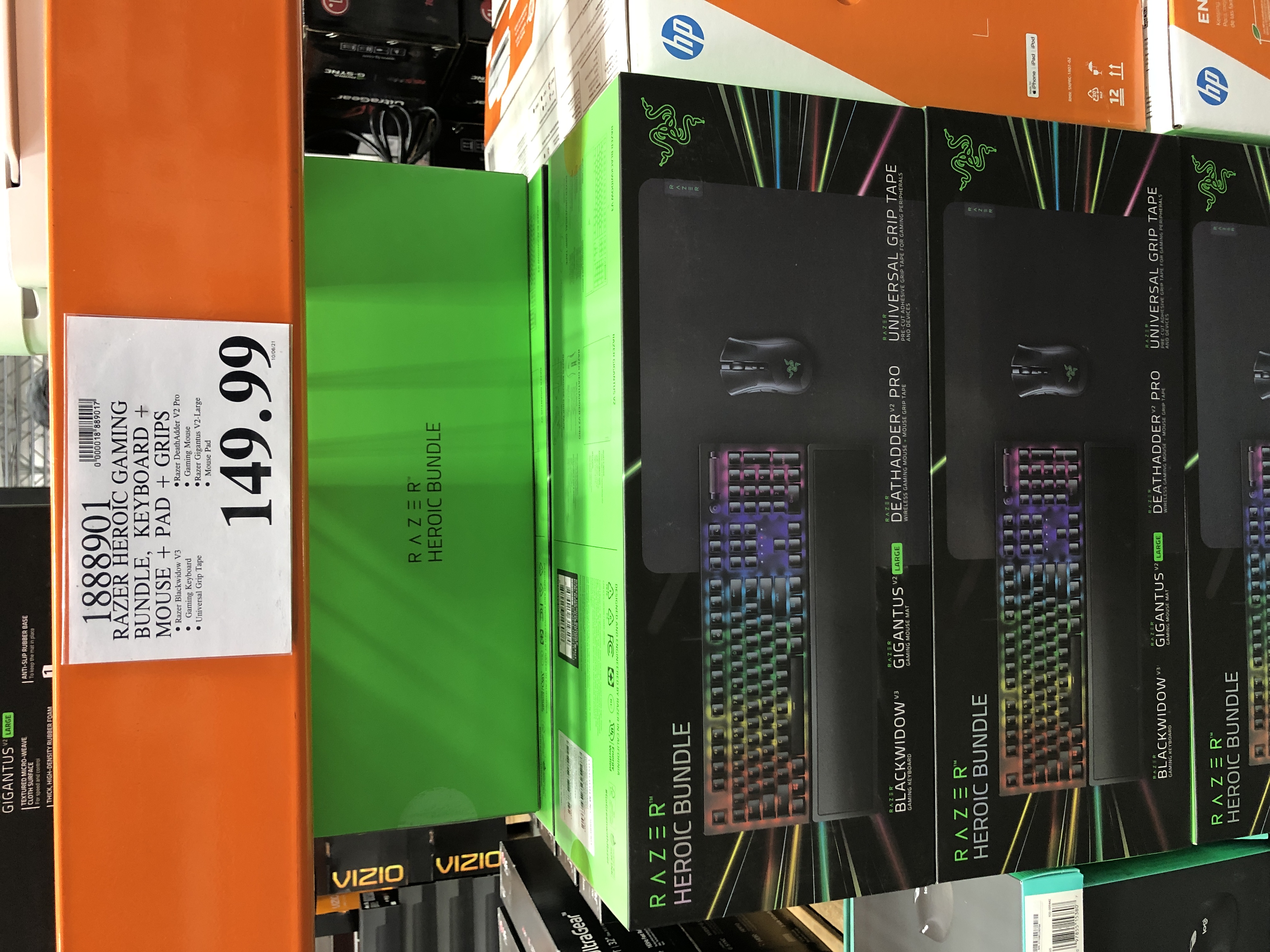 Costco Razer Heroic Gaming Bundle - RGB Blackwidow V3 and Deathadder V2 Pro  - $149