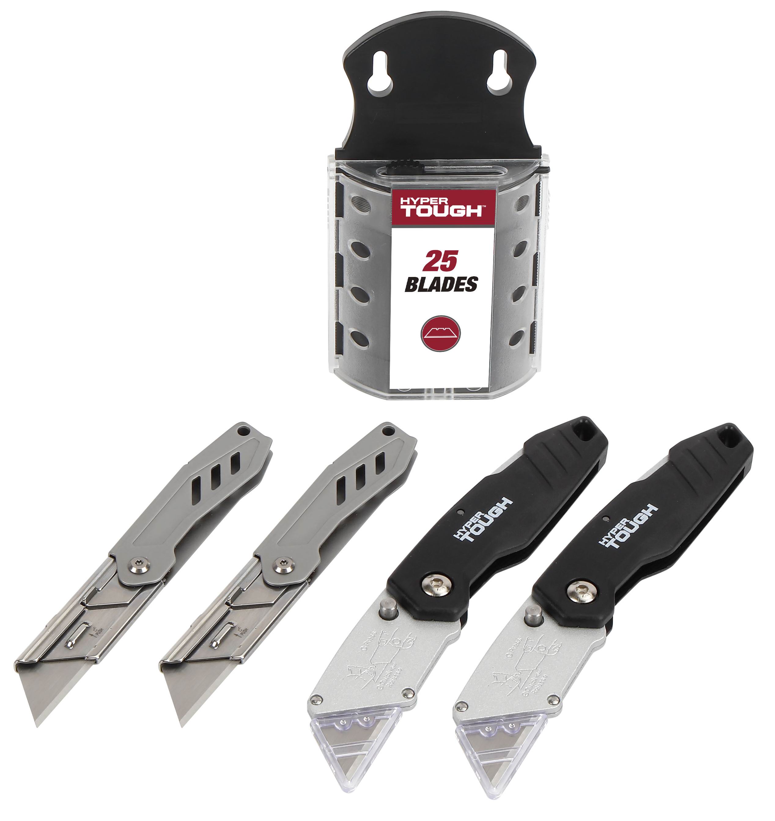 4-Piece Folding Utility Knife Set with 29-Blades YMMV @ Walmart B&M $5 or less