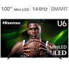 Costco Members: 100&amp;quot; Hisense U6 Series 4K Mini-LED ULED Smart Fire TV + 5-Year Protection Plan/TV Mounting Service (2025 Model) $1899.99 + Free Shipping via Costco