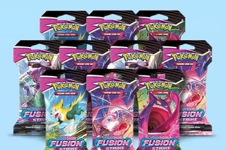 10-Pack Pokemon Trading Card Game: Sword & Shield: Fusion Strike Booster Packs $29 + Free Shipping on $35+ via GameStop