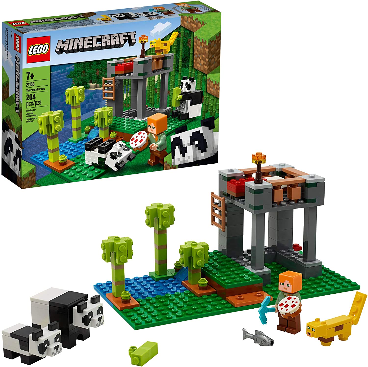 204-Piece LEGO Minecraft: The Panda Nursery Building Set $7.99 via Amazon
