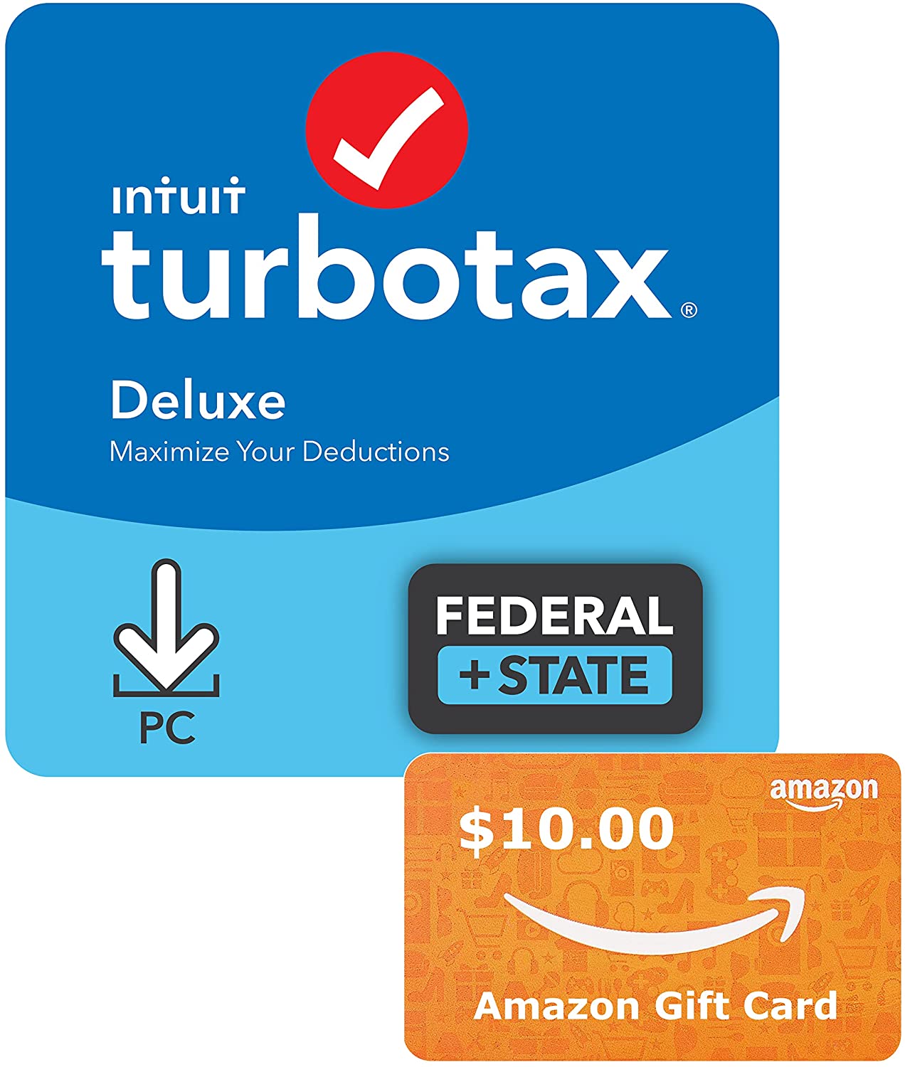 TurboTax 2021 Tax Software w/ $10 Amazon GC: Deluxe or Premier Federal + State $39.99, Federal $29.99 (PC/Mac/Physical Discs) & Many More via Amazon