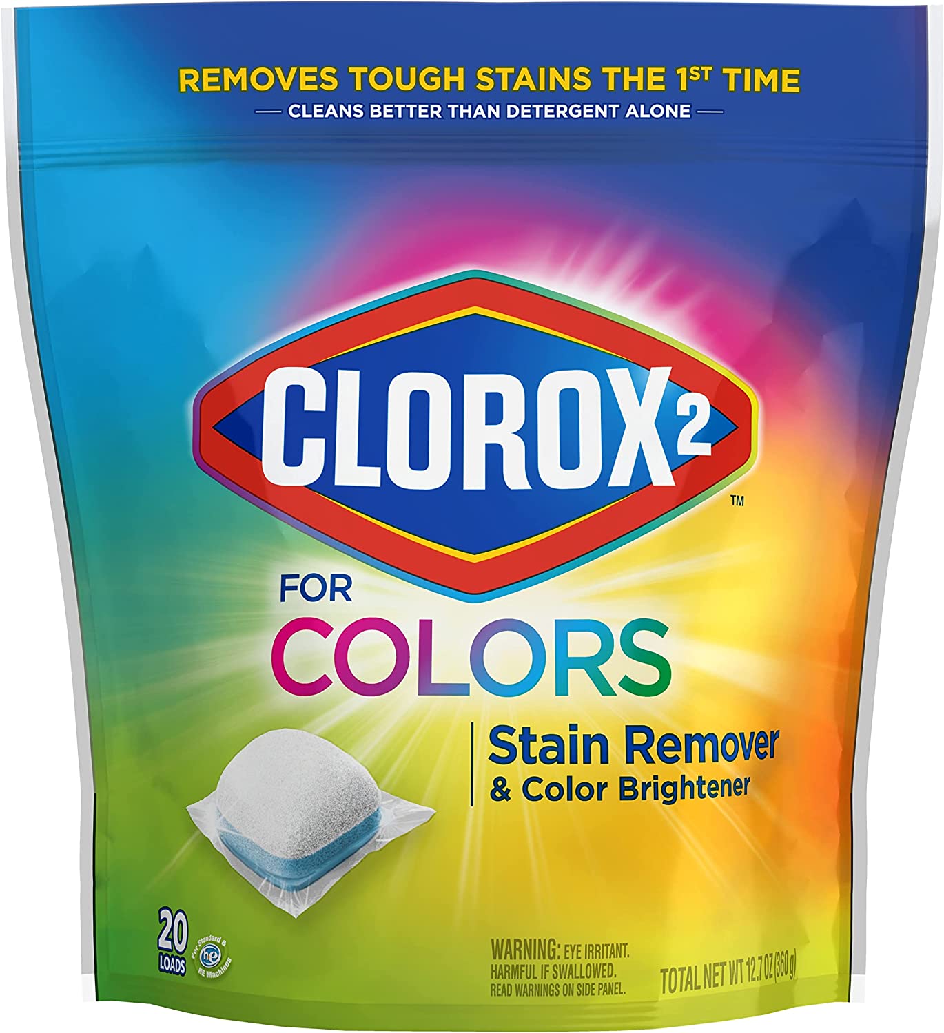 6-Pack 20-Count Clorox 2 for Colors Stain Remover and Color Brightener Packs (Fresh Scent) $8.43 via Amazon