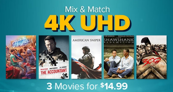 4K Digital Films: In the Heights, Just Mercy, Blade, The Shawshank  Redemption