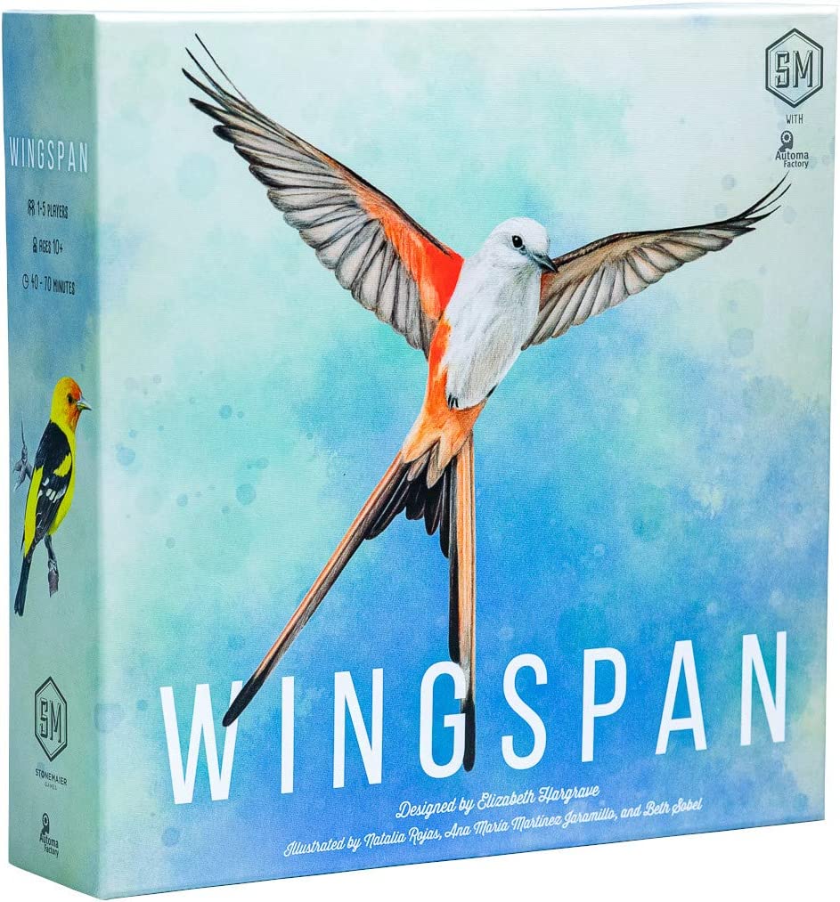 Wingspan Board Game + Hasbro Gaming Jenga Mini Game $42.32 + Free Shipping via Amazon