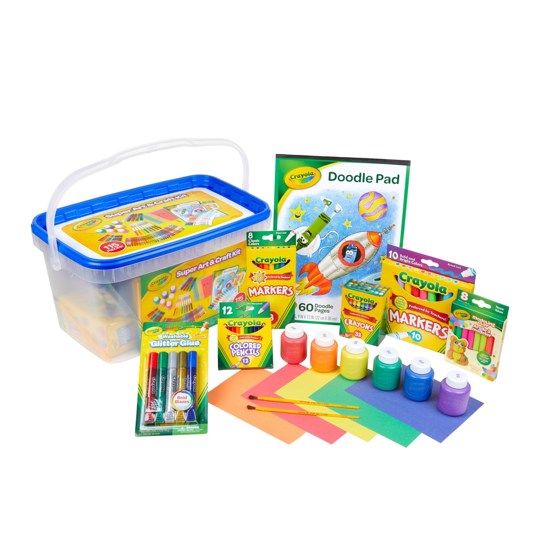 School/Craft Supplies Kits: 50% Off: 52-Count Sharpie Permanent Markers Holiday 2022 Set $19.99, 115-Piece Crayola Kid's Super Art & Craft Kit $14.99 & More via Target