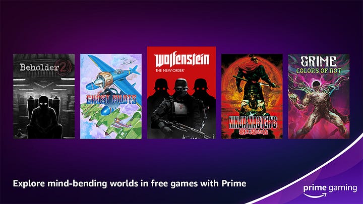Amazon Prime Gaming: April 2023 FREE PC/App Digital Games 
