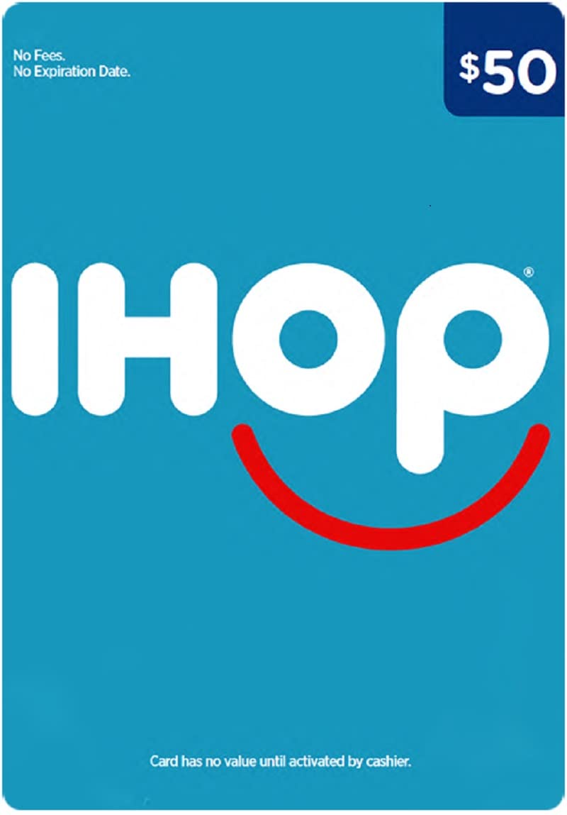 $50 IHop Physical Gift Card for $40 + Free Shipping via Amazon