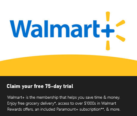 Game Xbox Trial Members: Ultimate Walmart+ 75-Day Pass