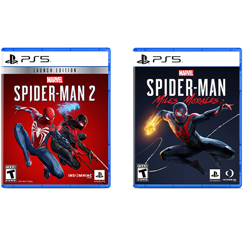 Marvel's: Spider-Man 2: Launch Edition + Marvel's Spider-Man: Miles Morales (PS5 Physical Copy) $79.99 + Free Shipping