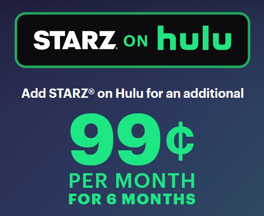 Starz $25 for 2025 6 months amazon