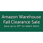 Amazon Warehouse Fall Clearance Used Sale: Electronics, Toys/Games, Home/Tools Up to 30% Extra Off &amp; More