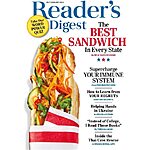 6-Month Print Magazine (w/ Auto-Renewal) for $0.99 Each: Reader's Digest, The Family Handyman, Taste of Home, This Old House or Birds and Bloom  via Amazon