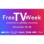 All Xfinity Service Customers: TV Week Networks: HBO Max, Starz, Amazon Video Free to Watch &amp; More (Valid thru 11/28)
